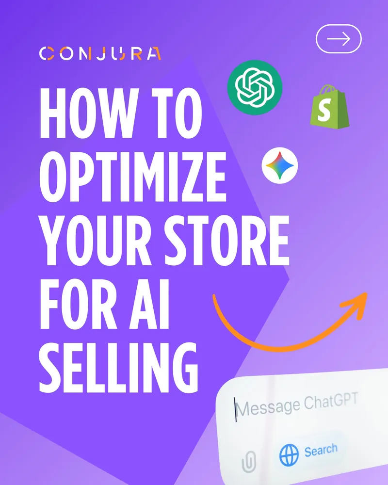 Guide cover: How to optimise your store for AI selling
