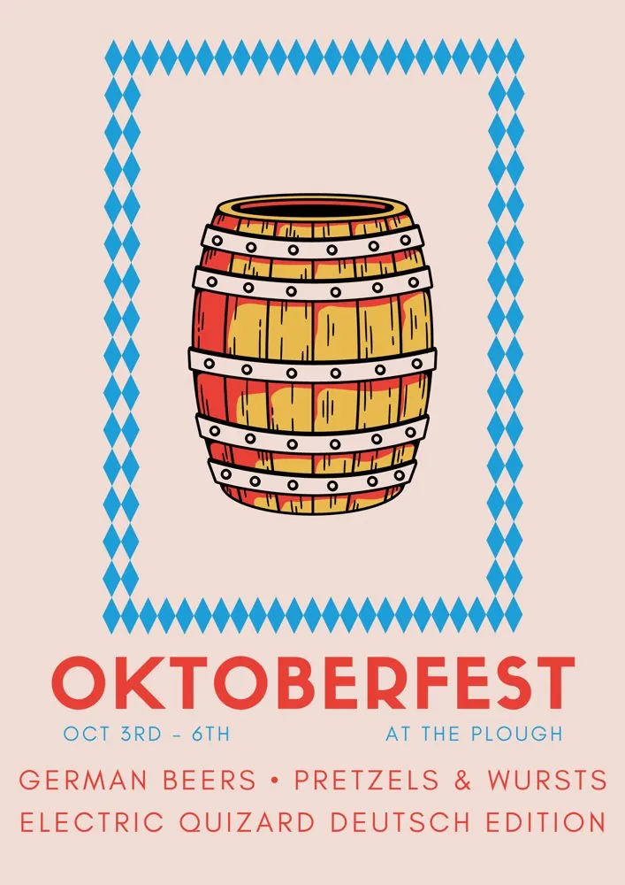 Oktoberfest at The Plough poster